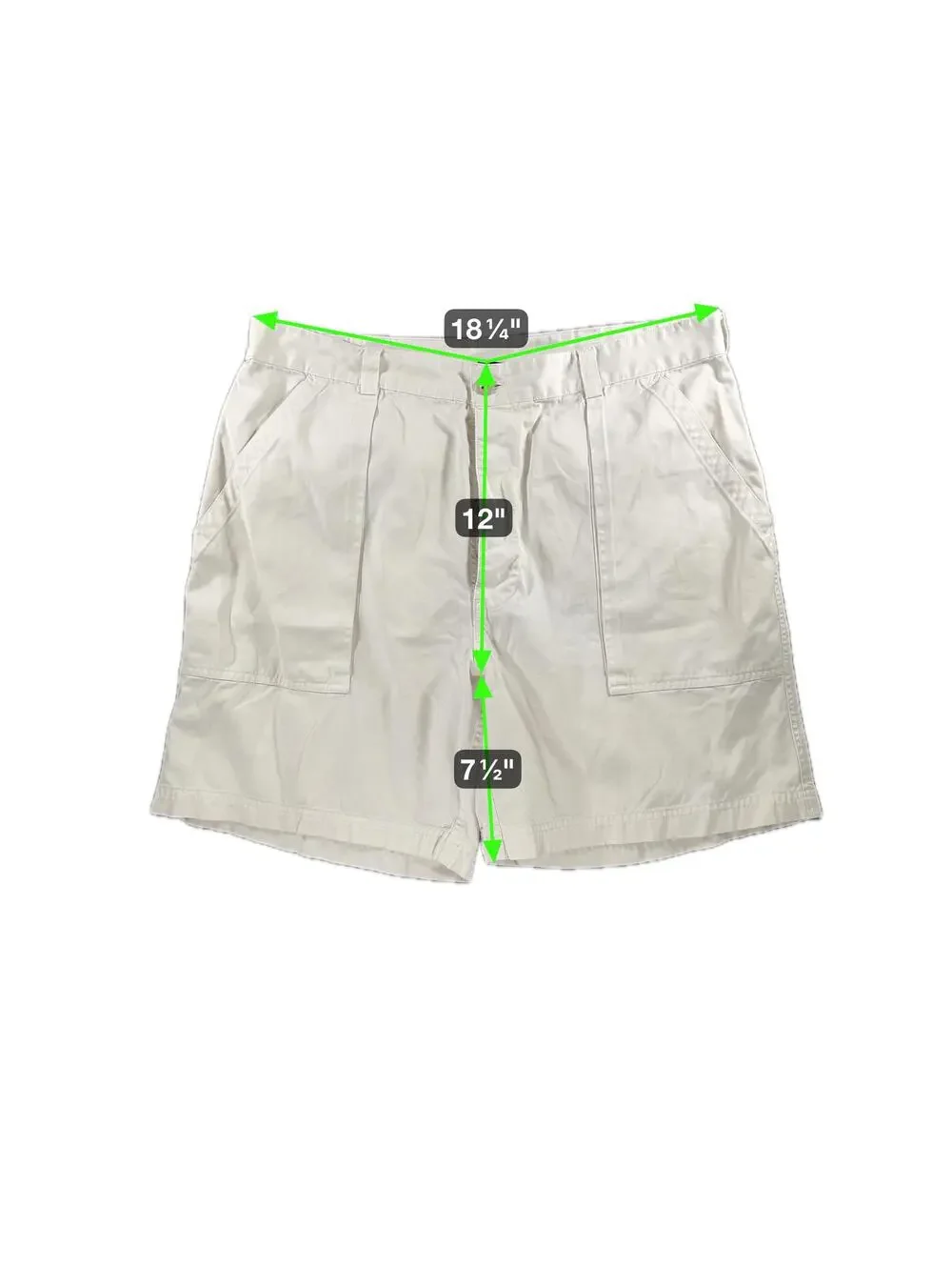 VTG Ralph Lauren Polo Sport Sportsmen Men's Beige Shorts Military Button Fly 38